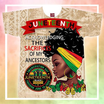 MelaninStyle Juneteenth Sacrifices T-Shirt