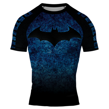 MelaninStyle Dark Bat Men's Short Sleeve Rash Guard
