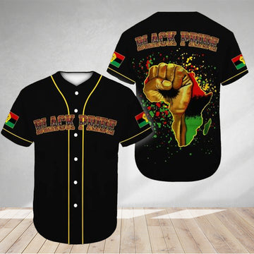 MelaninStyle Juneteenth Black Pride Baseball Jersey
