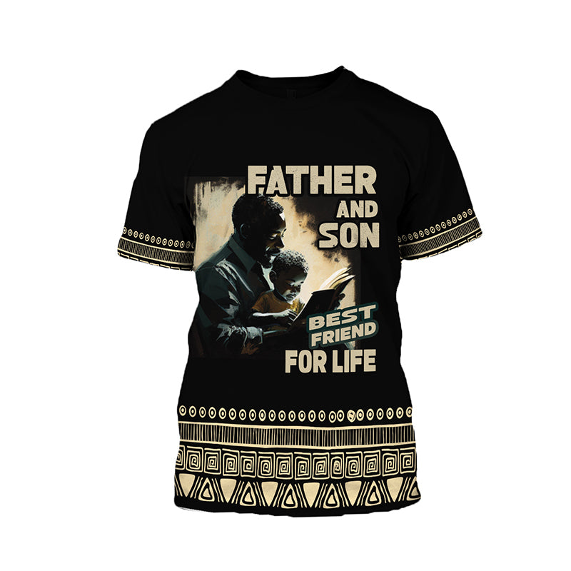 MelaninStyle Father And Son Best Friends For Life T-Shirt & Sweatshirt