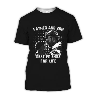 MelaninStyle Black Father And Son Best Friends For Life T-Shirt