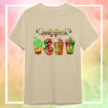 MelaninStyle Juneteenth Coffee Cup T-Shirt