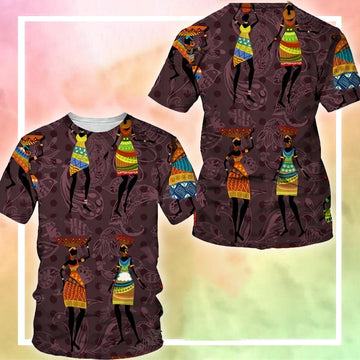 MelaninStyle African Folk Print T-Shirt
