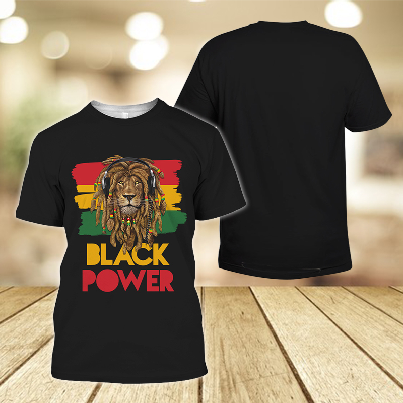 MelaninStyle Bob Marley Lion Head T-Shirt
