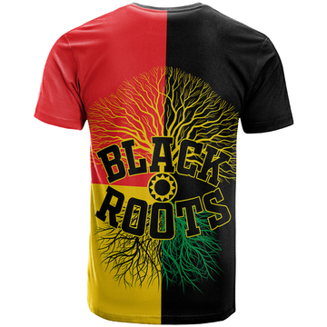 MelaninStyle American Grown With African Roots T-Shirt