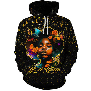 MelaninStyle Black Queen Hoodie & Zip Hoodie