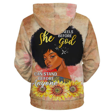 MelaninStyle She Who Kneels Before God Hoodie & Zip Hoodie