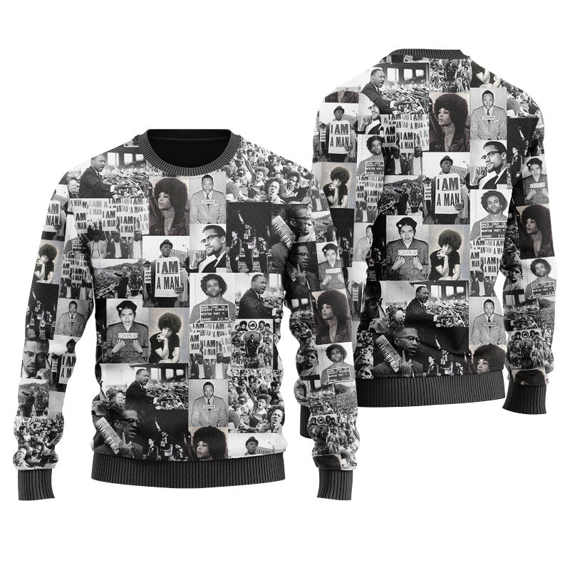 Civil Rights Leaders Black Power Ugly Sweater