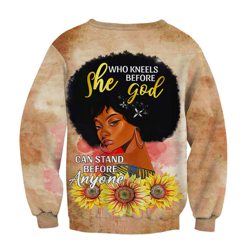 MelaninStyle She Who Kneels Before God T-Shirt & Sweatshirt
