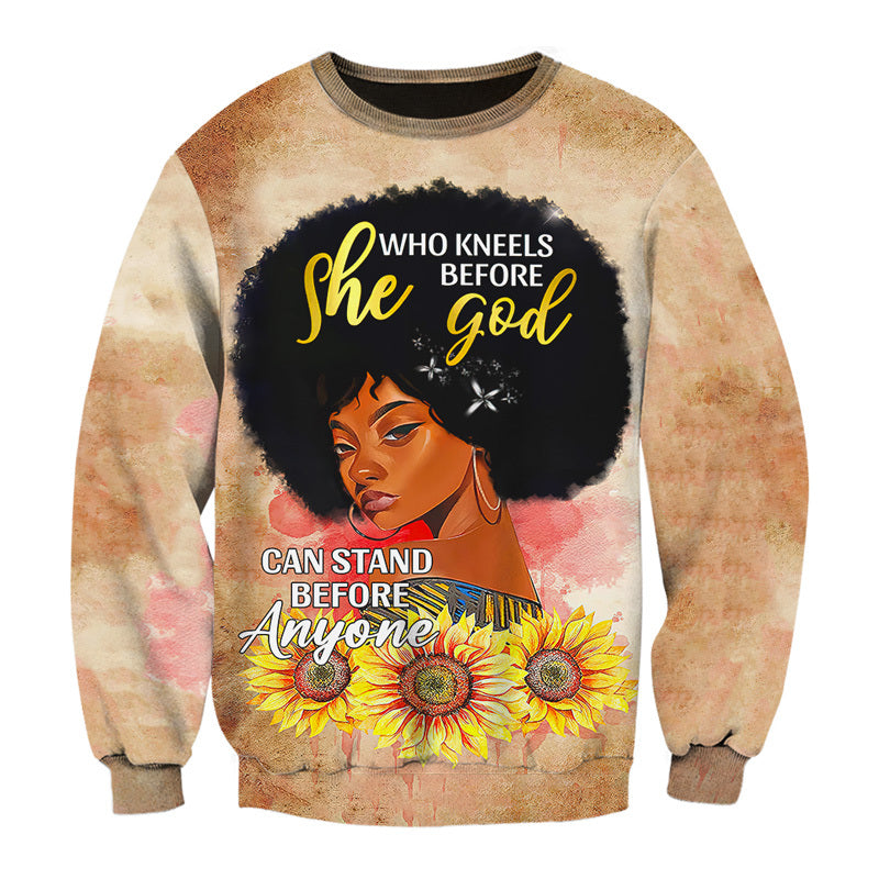 MelaninStyle She Who Kneels Before God T-Shirt & Sweatshirt