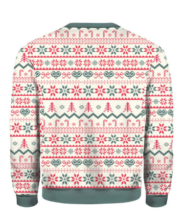 Funny Santa Claus Ask Your Mom If I'm Real Ugly Sweater